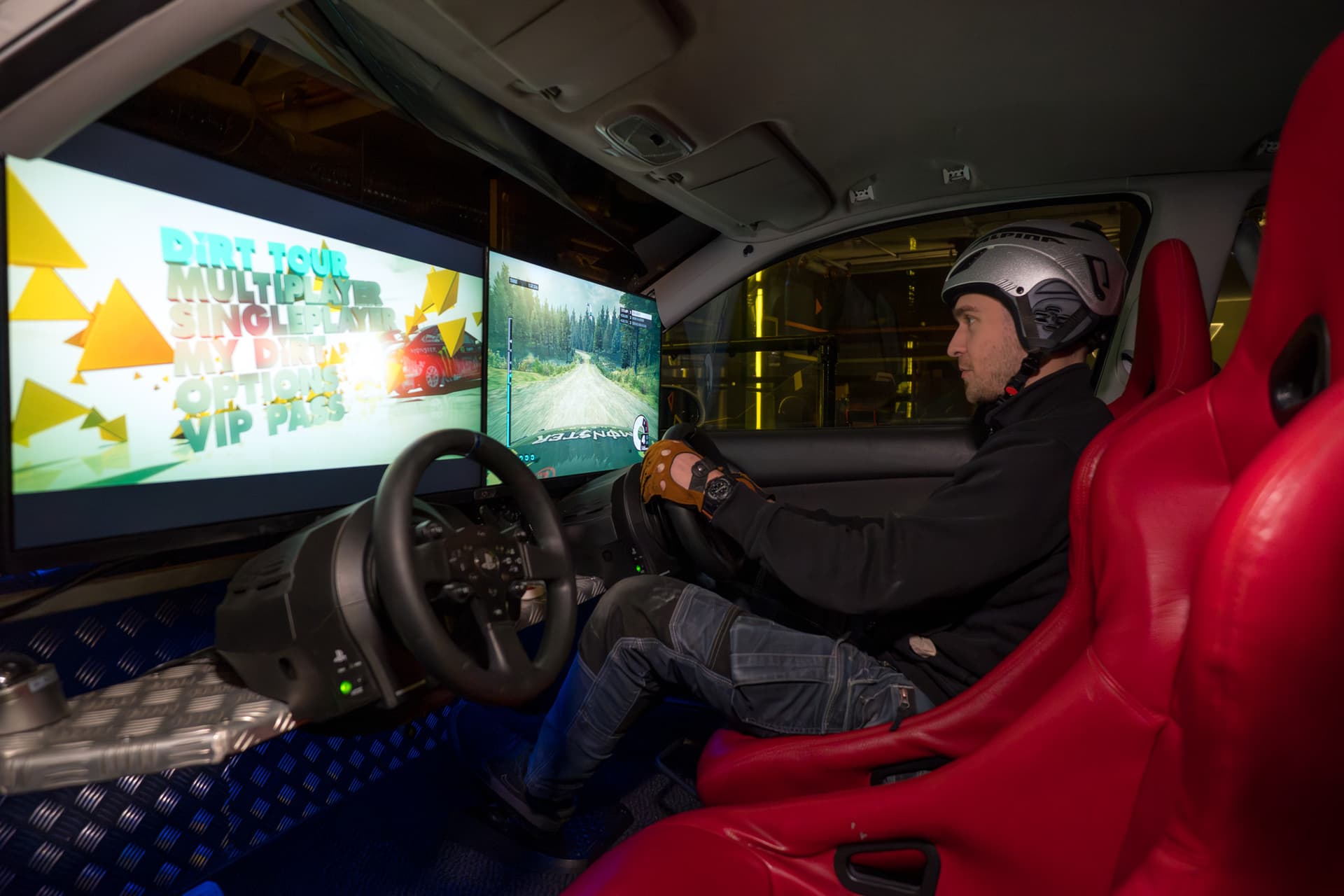 Trampolino Auto simulaator